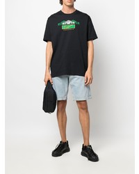 T-shirt à col rond imprimé noir Nike