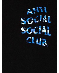 T-shirt à col rond imprimé noir Anti Social Social Club