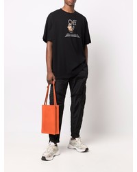 T-shirt à col rond imprimé noir Off-White