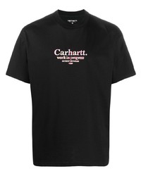 T-shirt à col rond imprimé noir Carhartt WIP