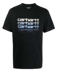 T-shirt à col rond imprimé noir Carhartt WIP