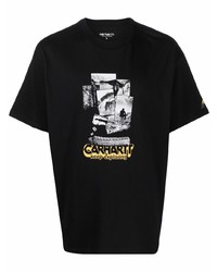 T-shirt à col rond imprimé noir Carhartt WIP