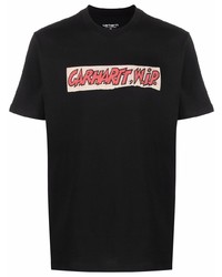 T-shirt à col rond imprimé noir Carhartt WIP