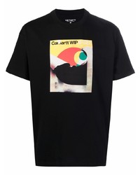 T-shirt à col rond imprimé noir Carhartt WIP