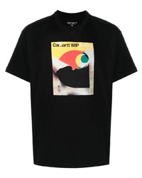 T-shirt à col rond imprimé noir Carhartt WIP