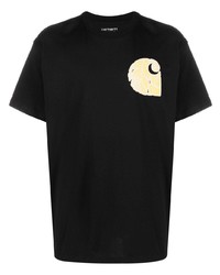 T-shirt à col rond imprimé noir Carhartt WIP