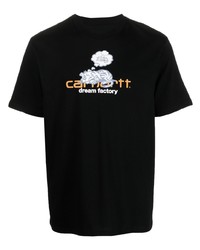 T-shirt à col rond imprimé noir Carhartt WIP