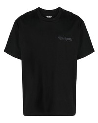T-shirt à col rond imprimé noir Carhartt WIP