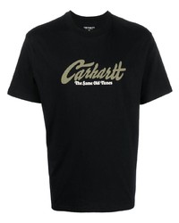 T-shirt à col rond imprimé noir Carhartt WIP