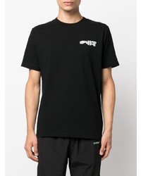 T-shirt à col rond imprimé noir Off-White