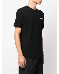 T-shirt à col rond imprimé noir Off-White