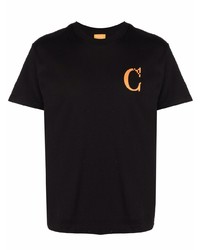 T-shirt à col rond imprimé noir Carrots