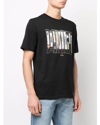 T-shirt à col rond imprimé noir PS Paul Smith