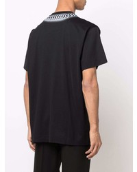 T-shirt à col rond imprimé noir Givenchy