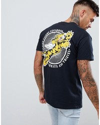 T-shirt à col rond imprimé noir Cheats & Thieves