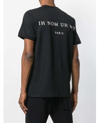 T-shirt à col rond imprimé noir Ih Nom Uh Nit