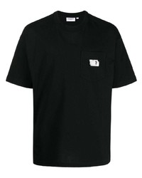 T-shirt à col rond imprimé noir Chocoolate