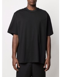 T-shirt à col rond imprimé noir Y-3