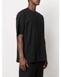 T-shirt à col rond imprimé noir Y-3