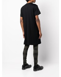 T-shirt à col rond imprimé noir Comme Des Garcons Homme Plus