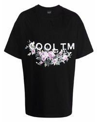 T-shirt à col rond imprimé noir COOL T.M