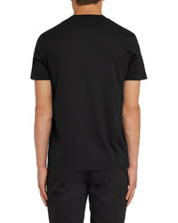 T-shirt à col rond imprimé noir Givenchy