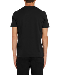 T-shirt à col rond imprimé noir Givenchy