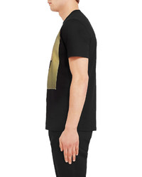 T-shirt à col rond imprimé noir Givenchy