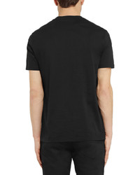 T-shirt à col rond imprimé noir Givenchy