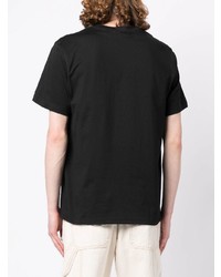 T-shirt à col rond imprimé noir Mostly Heard Rarely Seen