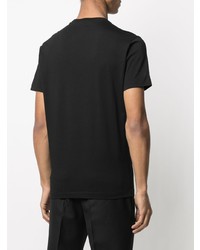 T-shirt à col rond imprimé noir DSQUARED2