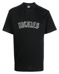 T-shirt à col rond imprimé noir Dickies Construct