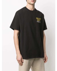 T-shirt à col rond imprimé noir GALLERY DEPT.