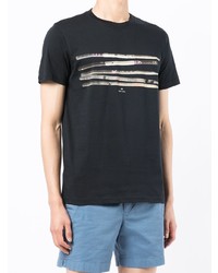 T-shirt à col rond imprimé noir PS Paul Smith