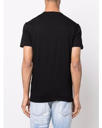 T-shirt à col rond imprimé noir DSQUARED2