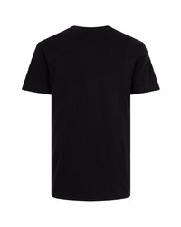 T-shirt à col rond imprimé noir Supreme