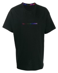 T-shirt à col rond imprimé noir F.A.M.T.