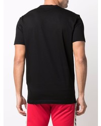 T-shirt à col rond imprimé noir DSQUARED2