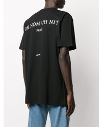 T-shirt à col rond imprimé noir Ih Nom Uh Nit