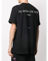 T-shirt à col rond imprimé noir Ih Nom Uh Nit