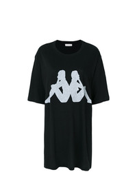 T-shirt à col rond imprimé noir Faith Connexion