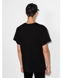 T-shirt à col rond imprimé noir Amiri