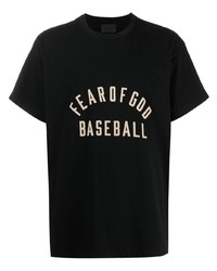 T-shirt à col rond imprimé noir Fear Of God