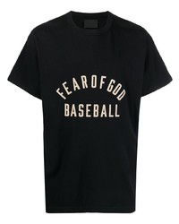 T-shirt à col rond imprimé noir Fear Of God