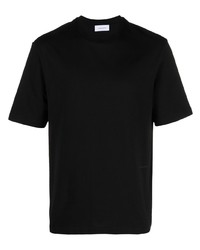 T-shirt à col rond imprimé noir Ferragamo