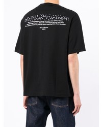 T-shirt à col rond imprimé noir Off-White