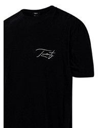 T-shirt à col rond imprimé noir Twenty Montreal