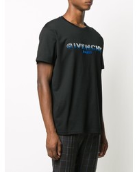 T-shirt à col rond imprimé noir Givenchy