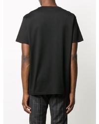 T-shirt à col rond imprimé noir Givenchy