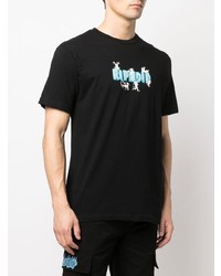 T-shirt à col rond imprimé noir RIPNDIP